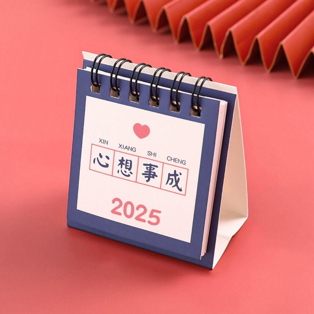Creative Mini Desk Calendar 18-Month Monthly Planner 2024-2025 Calendar  Inspirational Writing