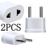 2шт белый дорожное зарядное устройство стены переменного тока адаптер питания преобразователь