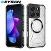 KEYSION Прозрачный магнитный чехол для TECNO Spark Go 2023 Pop 7 Pro Силикон+ПК Противоударная задняя крышка для телефона для Infinix Smart 7
