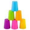 Пирамидка из стаканчиков Игрушка для обучения распознаванию цветов Взаимодействие родителей и детей Настольный игровой набор