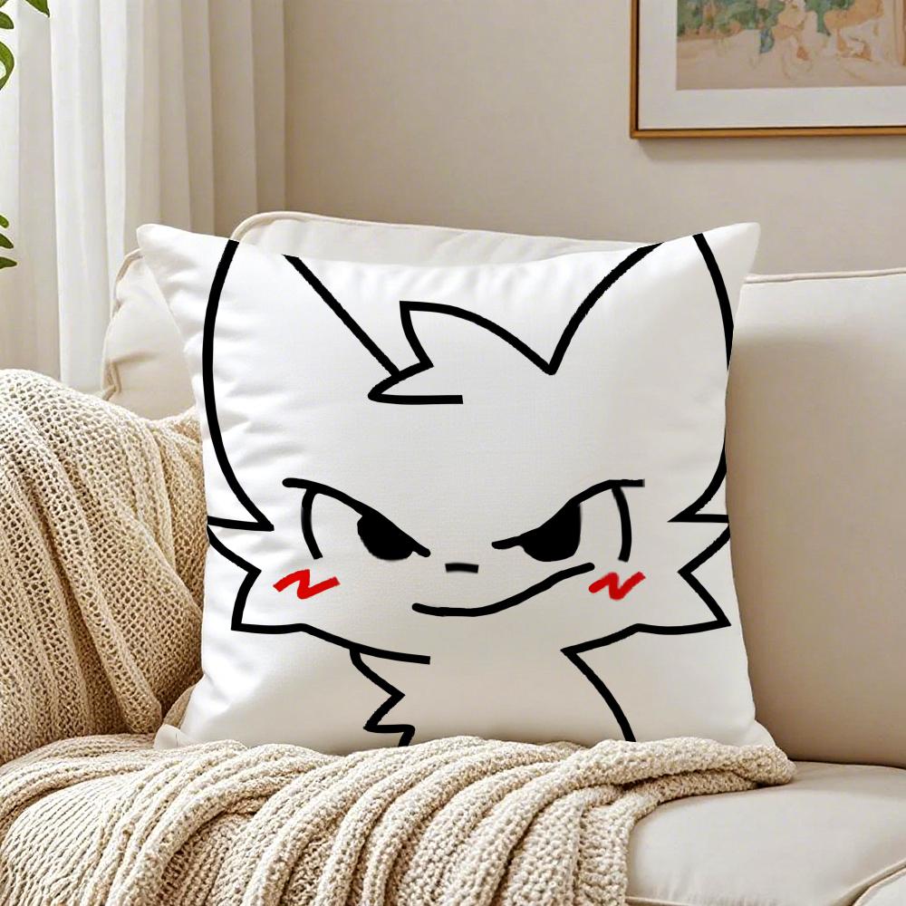 meme cute SSilly Cat Cushion Cover Pillowcase Antidustmite living Room Sofa Decor Cushion Room