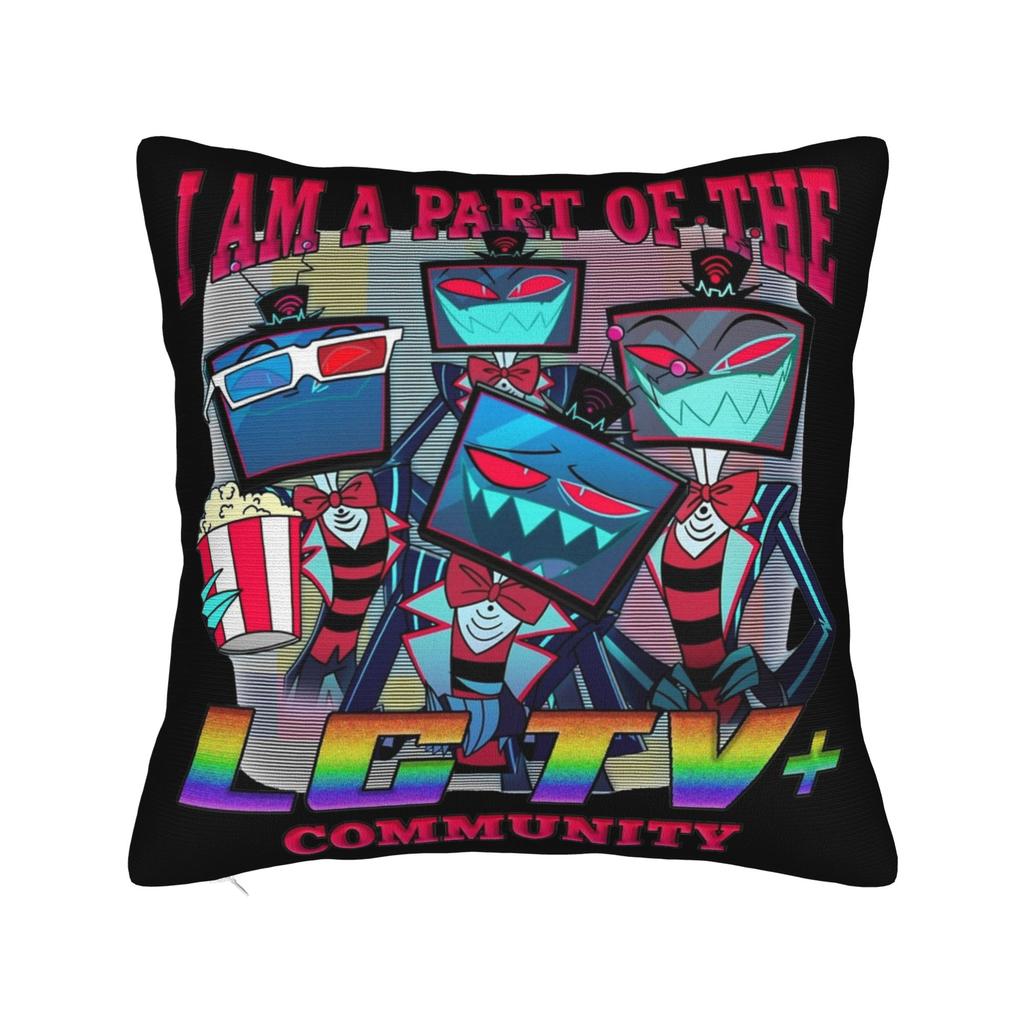 Hazbines отели alastor vox Наволочка Мерч Печать Чехол для подушки Наволочки Декор гостиной Квадратный Разные размеры