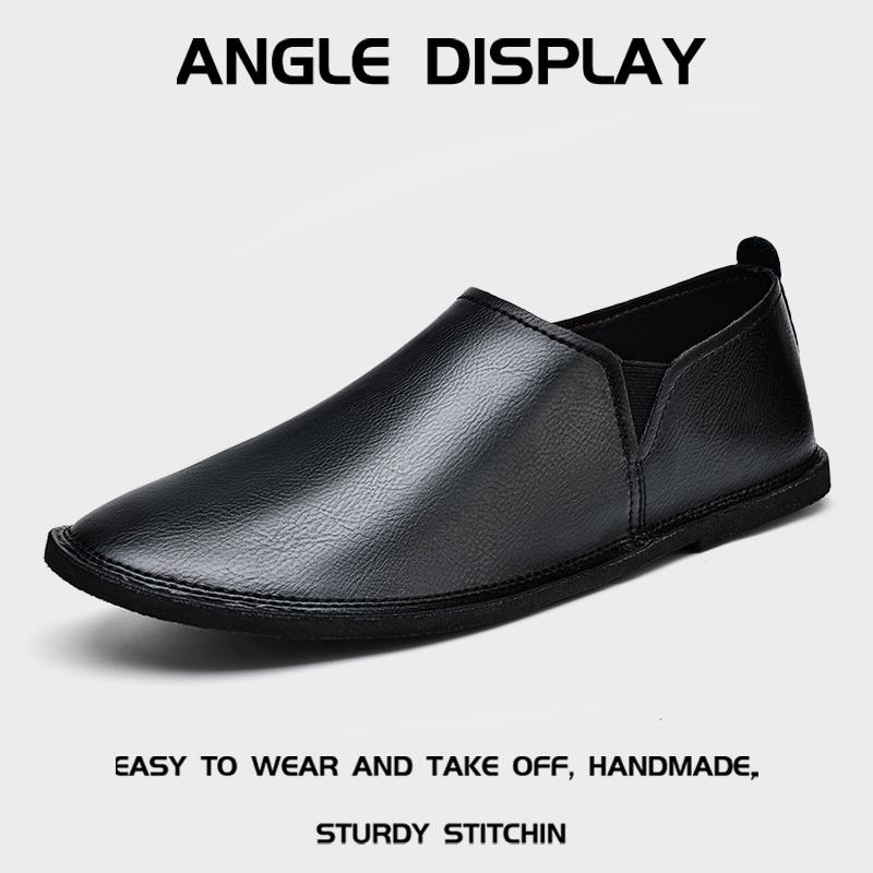 Модные дышащие лоферы для бизнеса, мужские туфли-лодочки из натуральной кожи, удобные туфли на мягкой подошве, мокасины, ультралегкие слипоны для ходьбы