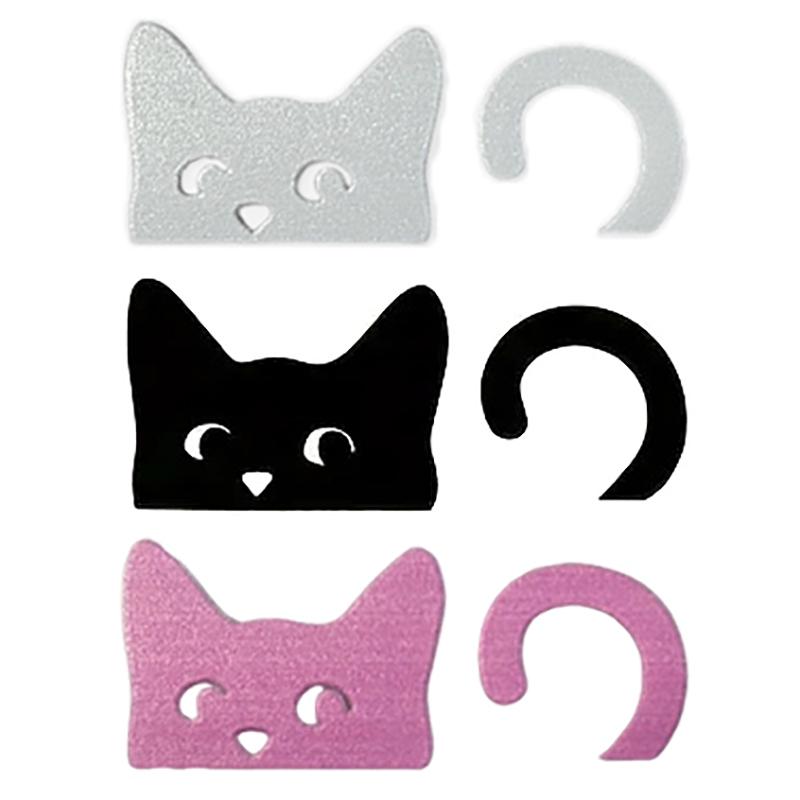 Наклейки кошки, Мини-кошки, Заглядывающие кошки, Зеркальные наклейки, Наклейки на машину, Виниловые наклейки Для использования в помещении и на улице, Мини-наклейки