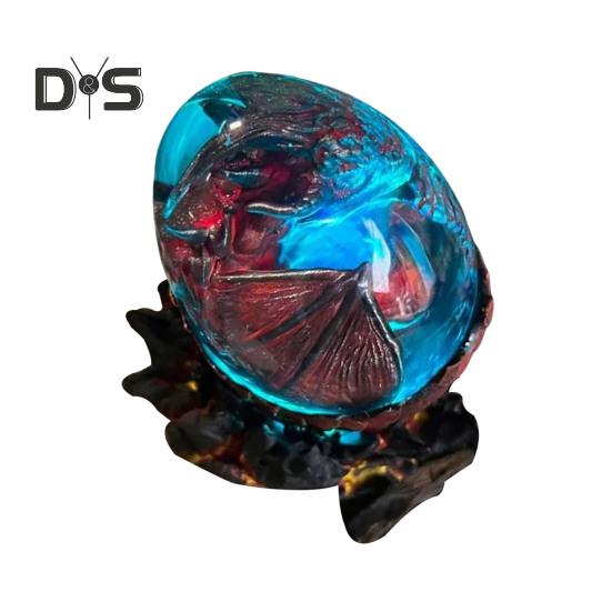 Ночной светильник в виде яйца динозавра, лампа ручной работы в виде дракона, инкубационный светильник в виде яйца динозавра для детской комнаты, декор детской комнаты, подарок любителю динозавров