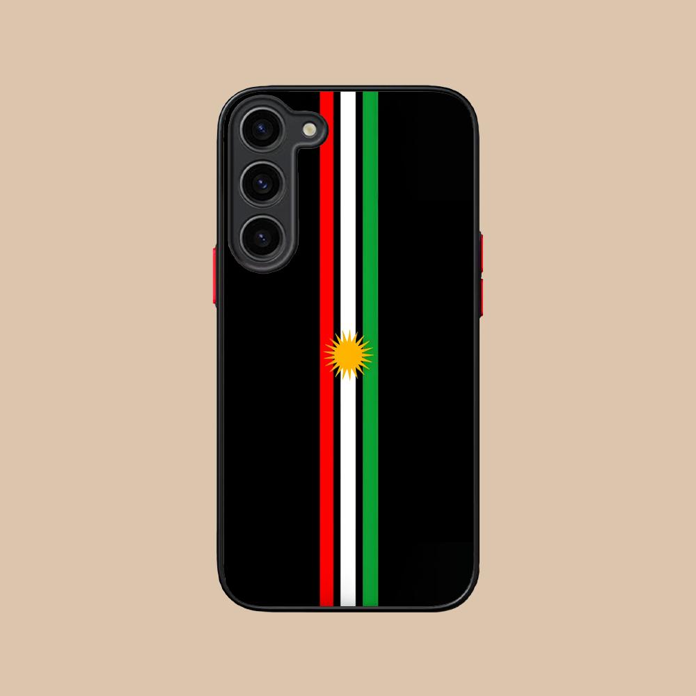 Силиконовый чехол для мобильного телефона с флагом Курдистана для Samsung Galaxy S26 S25 S24 S23 S22 S21 Plus FE Ultra Цветная обложка