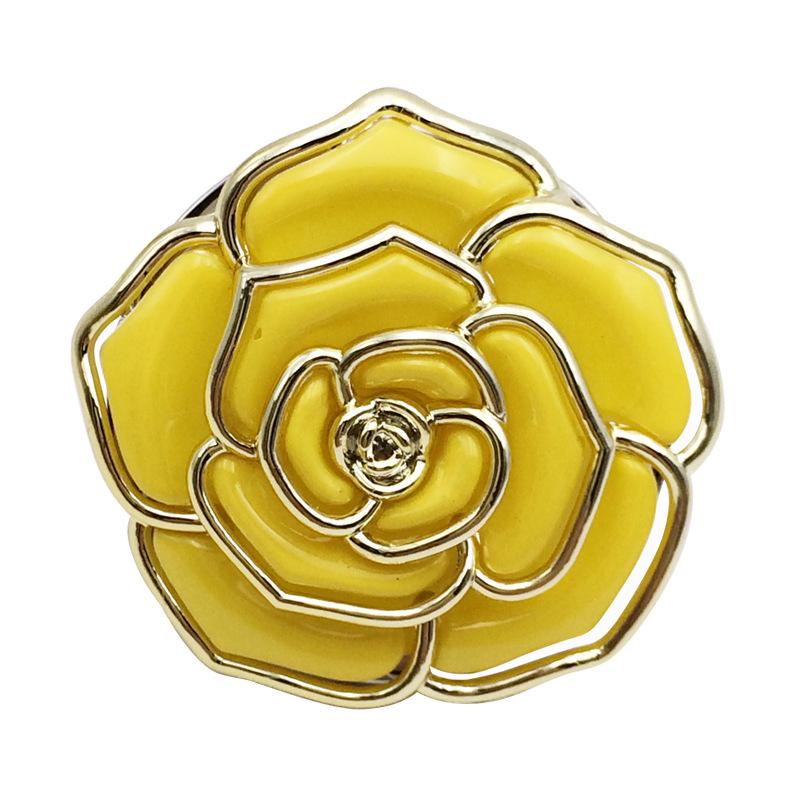 Foldable Rose Flower Handbag Hanger: Metal & Plastic Hook for Table Edge and Christmas Stocking.