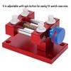 Metal Adjustable Watch Case Holder Watch Strap Remover Base Movement Repair Tool Red