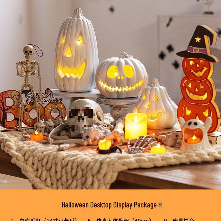 Светящийся тыквенный фонарь на Хэллоуин Набор для украшения вечеринки