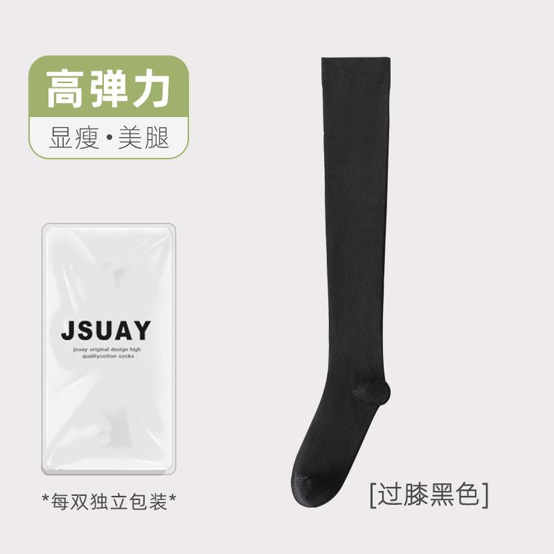 Гольфы Женские Осенние И Зимние В Цветовой Палитре Чулки Не Сползают Вертикальная Полоска Селебрити Ins Высокие Тонкие JK На Бедро Носки