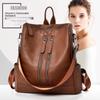 Multifunctional Women Leather Backpacks Casual Backpack For Teenager Girls School Chest Bag Travel Bagpack Ladies Back Pack