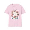 Унисекс Футболка Easter Bunny Softstyle | Милое Объятие Морковки | Причудливая Весна