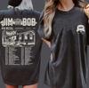 Футболка JIM World Tour BOB, Футболка с тура Hardy And Koe 2025, Подарок фанату, Унисекс футболка