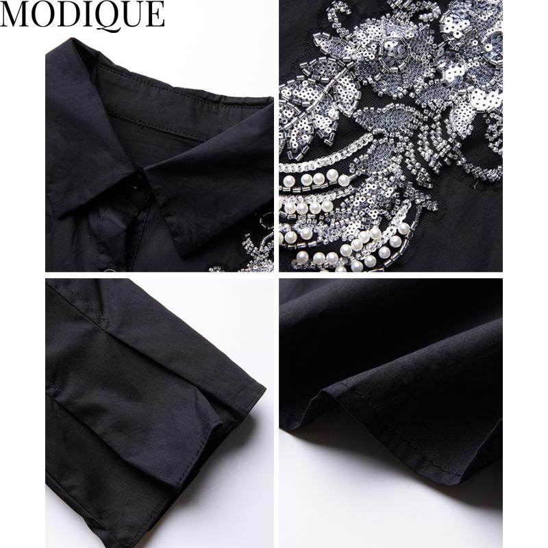 MODIQUE весна лето плюс размер новые женские свободные винтажные шифоновые блузки с цветочным принтом рубашки пальто женские повседневные оверсайз топ с длинными рукавами футболка