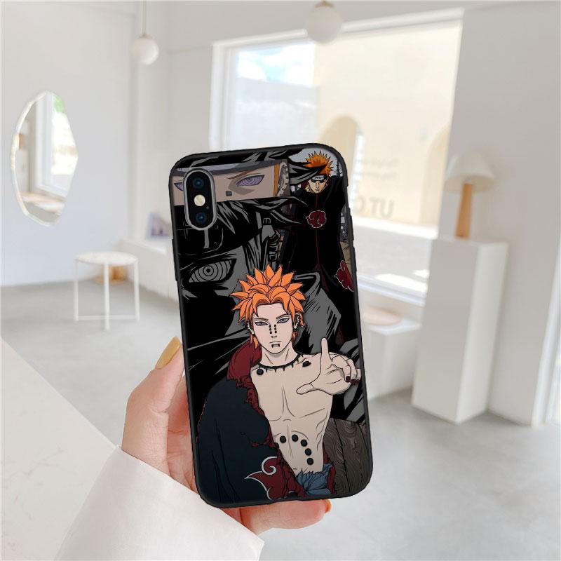 LO80 Pain Akatsuki NARUTO Soft Shell Phone Case for Redmi Note 13 14 Pro+ Plus A3 A3X 13X 13C 13R 14S 14C 14R