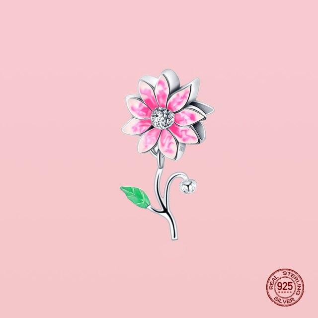 Подвеска из стерлингового серебра 925 пробы, очаровательные бусины для оригинального браслета Panjia, ожерелье, женские украшения