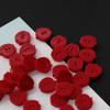 40pcs Creative Mango Buttons Peach Orange Buttons Fashionable Colored Fruits Buttons  Clothing Coat