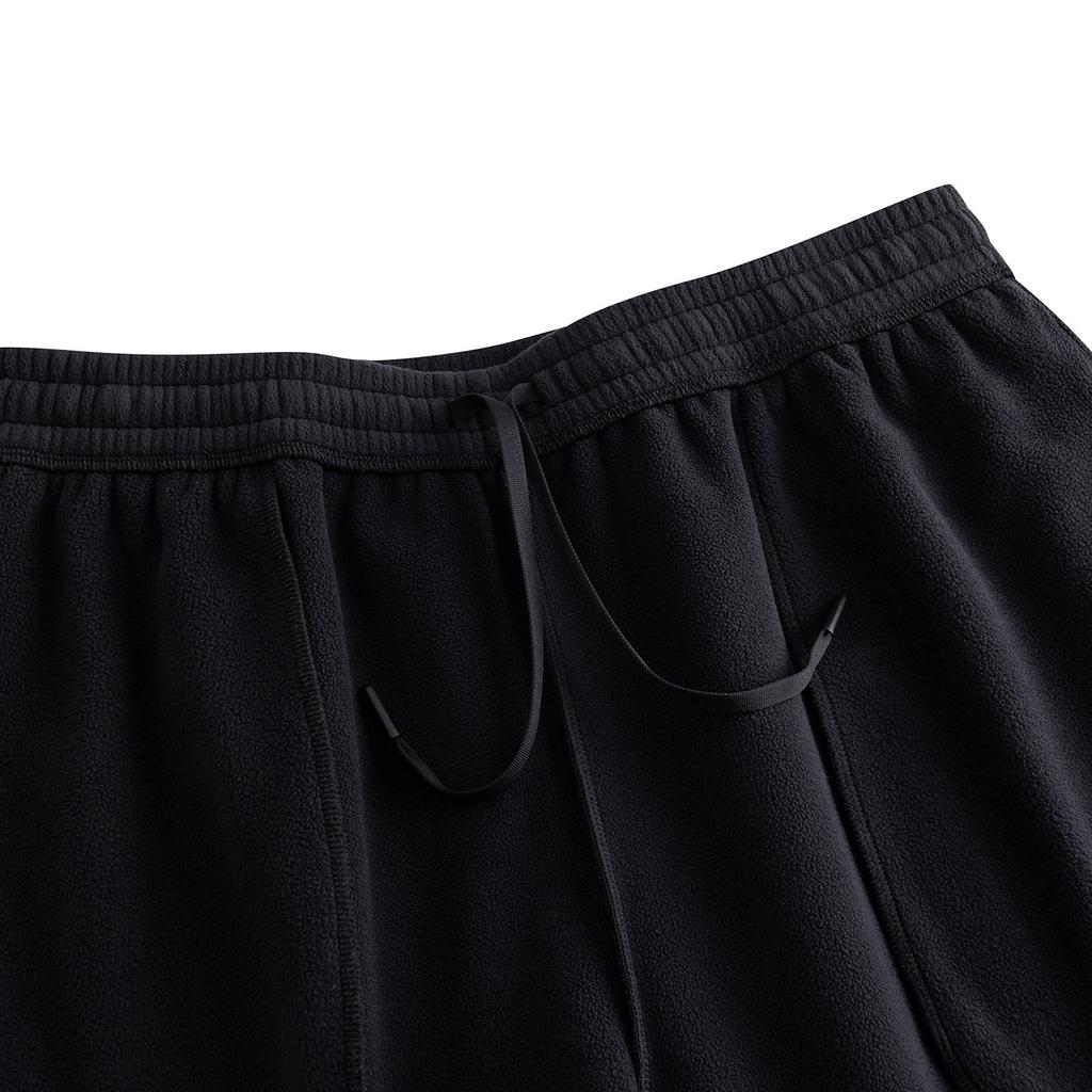 Anta Серия Outdoors Флисовые длинные брюки Мужские брюки Базовый черный 952546301-4