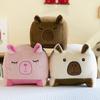 New Square Capybara Plush Toy Creative Capybara Doll Pillow Sofa Ornament Scratcher Doll