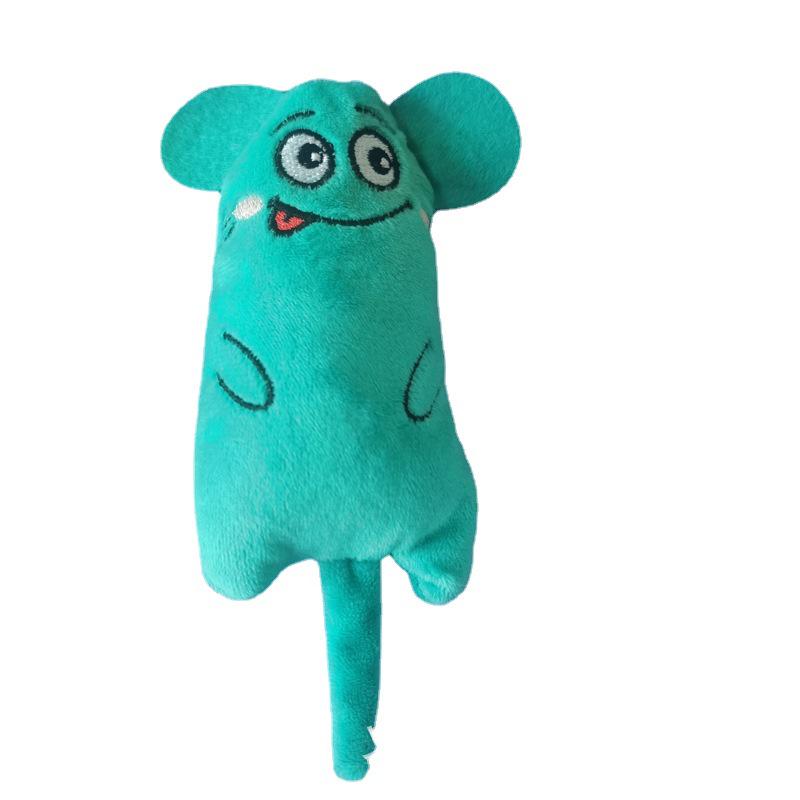 Cartoon Catnip Chewable Cotton Cat Toy - Durable & Teething-Friendly Stuffed Doll