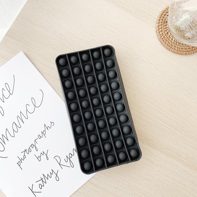 20 см пенал Push Bubble Toy Pop It Autism Squishy Stress Reliance Toys Обучающий пенал Антистресс Непоседа игрушки Подарки