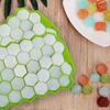 Ice Cube Tray with Lid, Soft Silicone Ice Moulds, Diamond Shape Ice Cube for Drinks and Desserts, Easy Removal