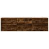 Vidaxl Szafka Pod Tv Z Led, Przydymiony Dąb, 180X34X50 Cm