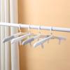 1PC Travel Portable Clothes Hanger Space Save Folding Plastic Clothes Rack Pants Socks Hook Multi-function Wardrobe Organizer