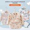 Rice Pocket Child Feeding Bib Feeding Blouse Toddler Bibs New Long Sleeve Apron