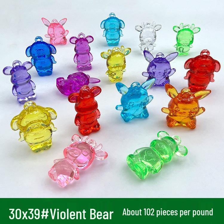 Nezha Acrylic Gem Toy Claw Machine Pendant - Amusement Park Accessory