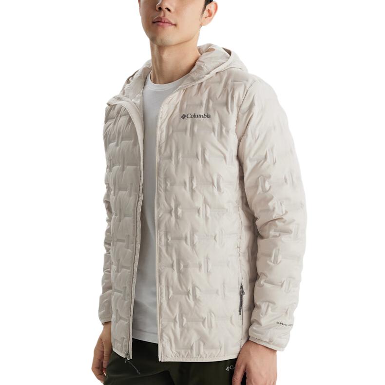 Columbia Hiking Down Jacket Unisex Ecru WE6610-278