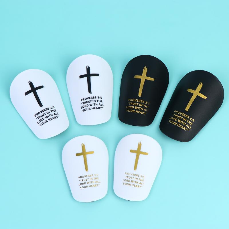 1Pair Christ Shin Guards With Bibleverse Soccer Football Protective Pads For Adults & Youth, Inspirational Sports Gear