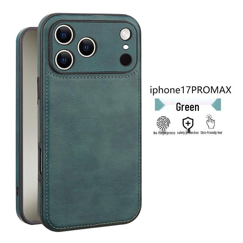 Ретро кожаный бизнес-чехол для iPhone 17 Pro Max/Air, полная защита, защита от падений