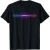 Audio Engineer Waveform Sound Wave Music T-Shirt T-Shirt