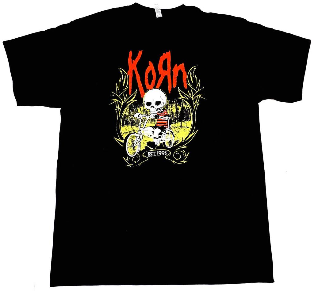 Футболка KORN Nu Metal Альтернативный рок Мужская Взрослая Черная Новая
