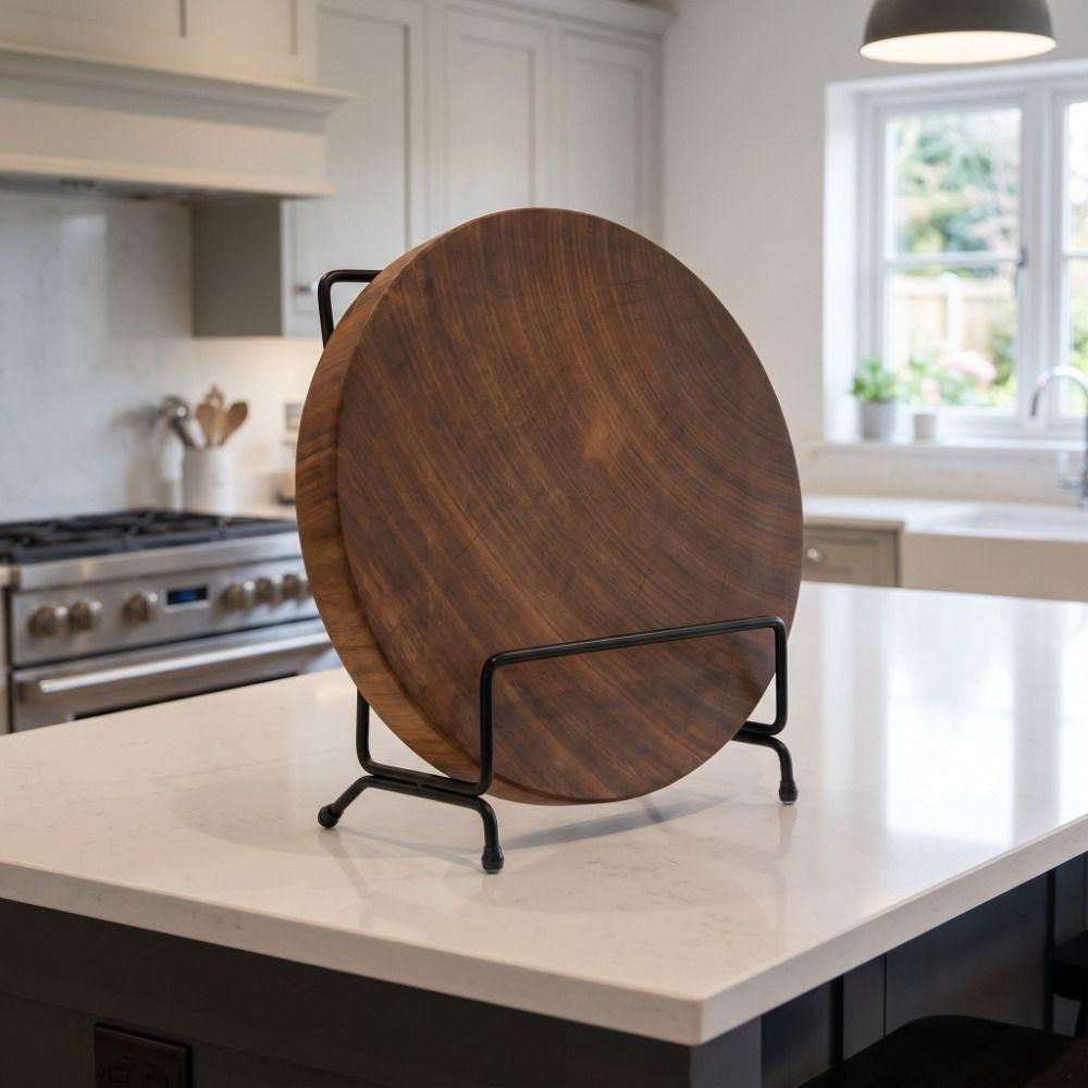Rustproof Pot Lid Holder Space Saving Kitchen Organizer Minimalism Dish Storage Rack  Kitchen