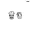 Magnetic Cubic Zirconia Ear Clips No Piercing Required 1/2Pcs Non-irritating Fake Earrings for Women Girls Gifts