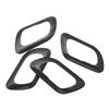 Car Inner Door Handle Cover Stickers for Peugeot 3008 2013 2014 2015 ABS Carbon Fiber Trim Sticker 4pcs/set Accessories