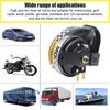 12V Snail Air Horn Loud Universal Motorcycel Horn 130dB 510hz Air Motorcycle Horn for Motorcycle Car for Motorbike Truck Vehicle