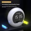 Будильник Часы Температура Многофункциональный умный динамик Портативный беспроводной Bluetooth Аудио