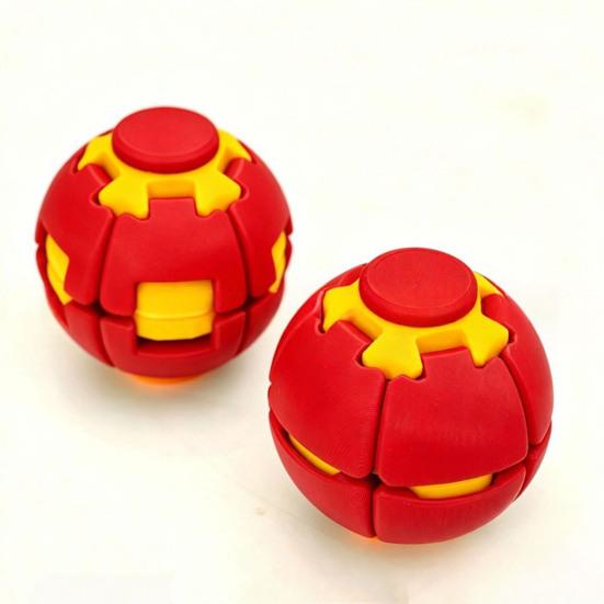 3d Printed Press Ball Toy Stress Anxiety Relief Fidget Spinner for Kids Adults Push