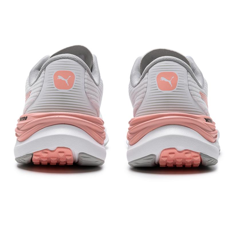 Puma Electrify Nitro 3 Удобные Сетчатые Дышащие Низкие Кроссовки для Бега Женские кроссовки Белый Розовый 378456-02