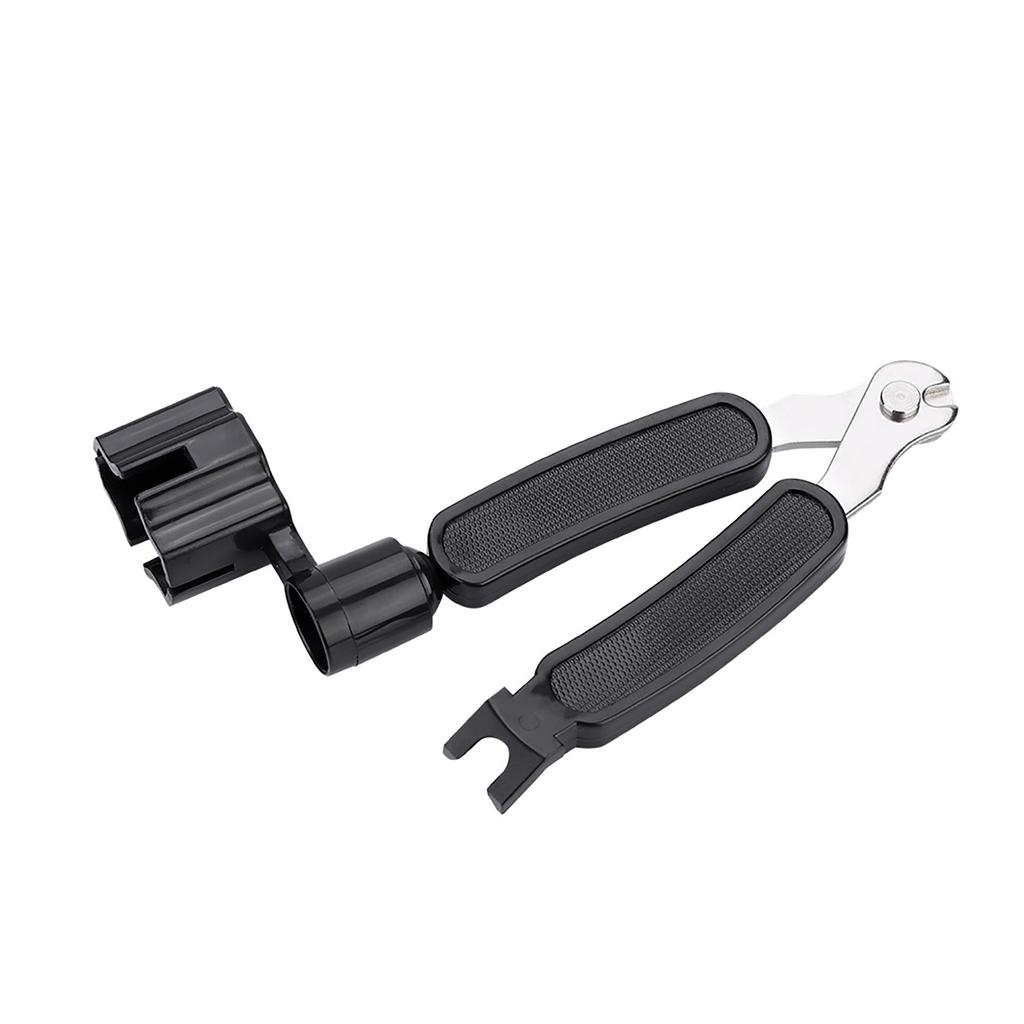 3 In 1 String Peg Winder Cutter Bridge Pin Puller for Bass Guitar