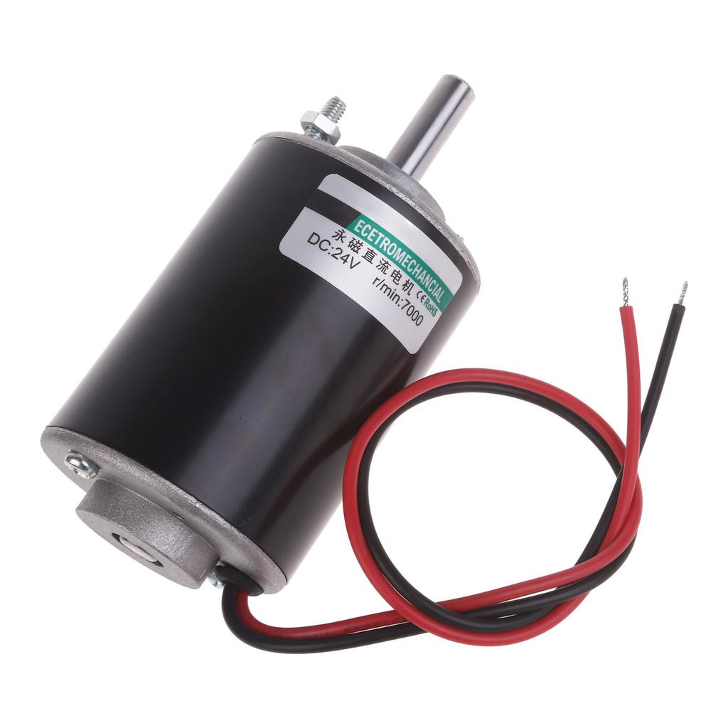 12V/24V 30W CW/CCW Permanent Magnet DC Motor Reversible Electric Gear Motor High Speed Low Noise for DIY Generator