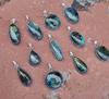 Labradorite Gemstone 925 Sterling Silver Plated Handmade 5 PCs Fancy Pendants Jewelry SEN-230