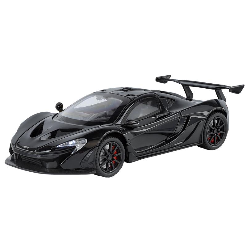 1/24 Симуляция McLaren P1 Металлическая модель автомобиля Двери и капот открываются Имеет звуковые и световые функции Богат деталями