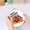 DIY Cross Stitch Kit with Needle Thread Instructions Cross Stitch Needlepoint Kit Halloween Embroidery Kit for Adults Beginner