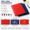 In Stock Factory Direct A4 Wax PU Leather Document Bag, Multiple Colors for Professionals Business Meeting Presentation