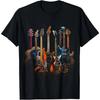 Guitars Guitarists Gift T-shirt Music Lovers Rock Custom Printed Graphic T Shirt Unisex Summer Men Clothing Tees O-neck Tshirt