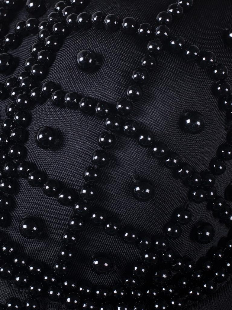 Rose Beauty A Faux Pearl Beaded Bustier Corset Cami Top